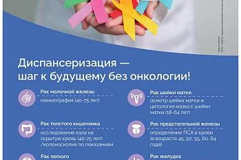 Диспансеризация, шаг без онкологии 