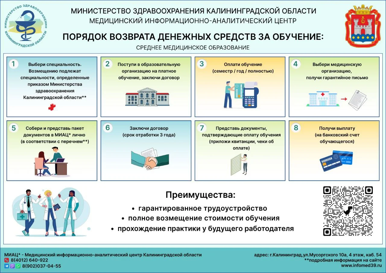 Целевое обучение - Наркологический диспансер Калининградской области